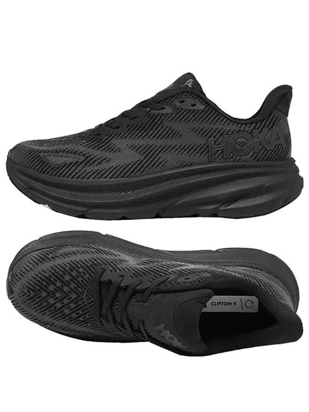 Clifton 9 Low Top Sneakers Black - HOKA ONE ONE - BALAAN 8