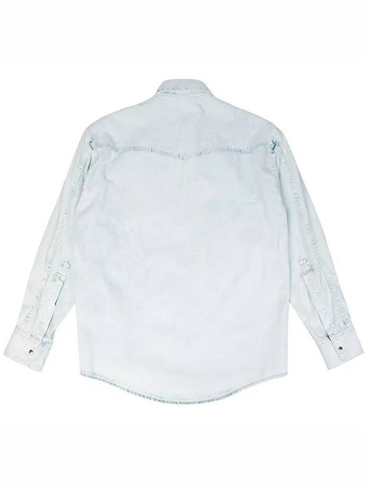 Light blue denim overshirt G330WP021 A2 - GOLDEN GOOSE - BALAAN 2