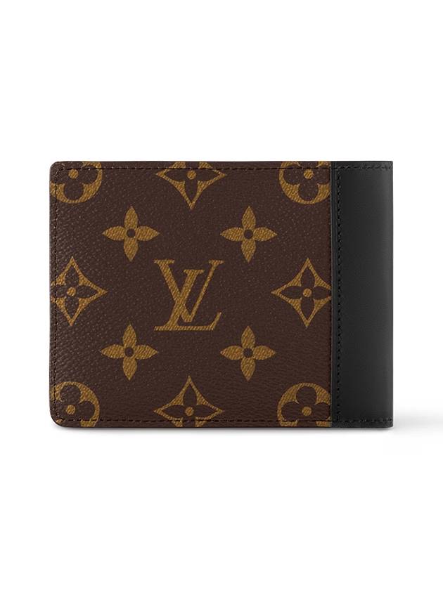 Multiple 2-Fold Bifold Wallet Brown Black - LOUIS VUITTON - BALAAN 5