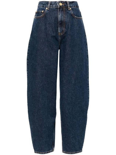 Organic Cotton Balloon Jeans J1640568 - GANNI - BALAAN 1