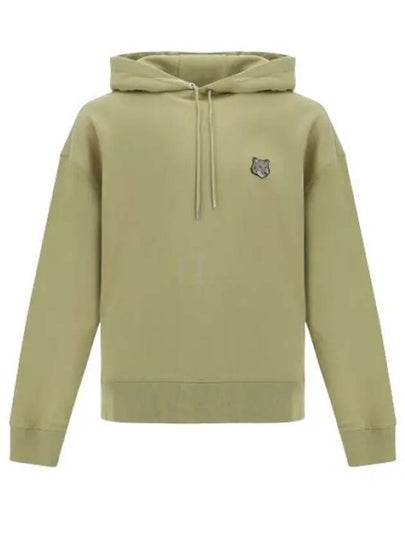 Bold Fox Head Patch Oversize Hoodie Green - MAISON KITSUNE - BALAAN 2