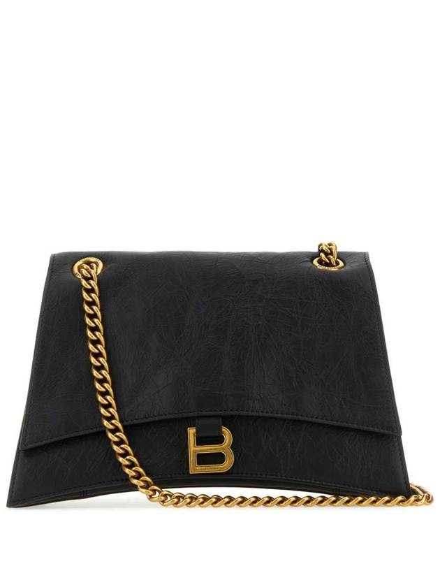 Crush Medium Shoulder Bag Black - BALENCIAGA - BALAAN 2