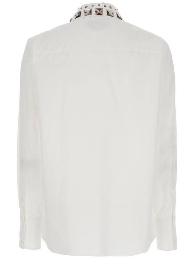 Msgm White Cotton Shirt - MSGM - BALAAN 3