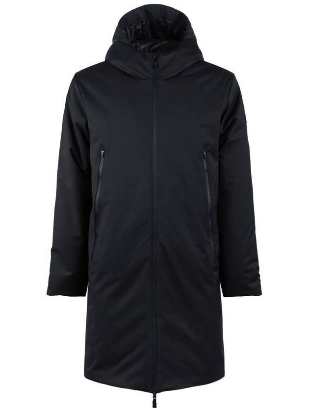 Ea7 Emporio Armani Black Parka With Cap - EMPORIO ARMANI - BALAAN 1