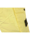 Wappen Patch Cargo Shorts Yellow - STONE ISLAND - BALAAN 5