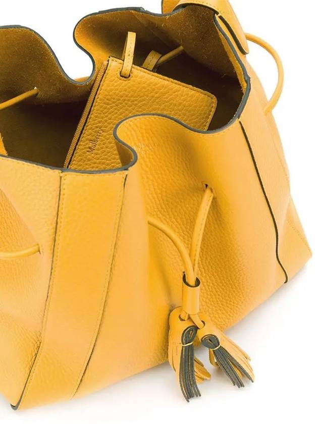 Millie Small Heavy Grain Tote Bag Yellow - MULBERRY - BALAAN 5