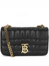 Quilted Lula Mini Leather Cross Bag Black - BURBERRY - BALAAN 2