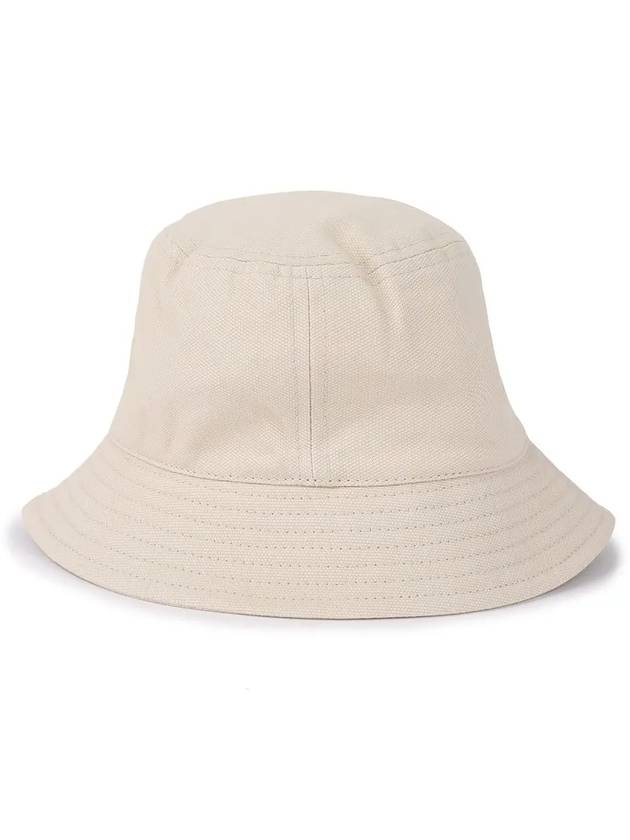 Haley Embroidered Logo Bucket Hat Ecru - ISABEL MARANT - BALAAN 4