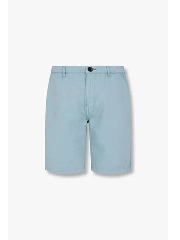 PS linen blend denim shorts blue - PAUL SMITH - BALAAN 1