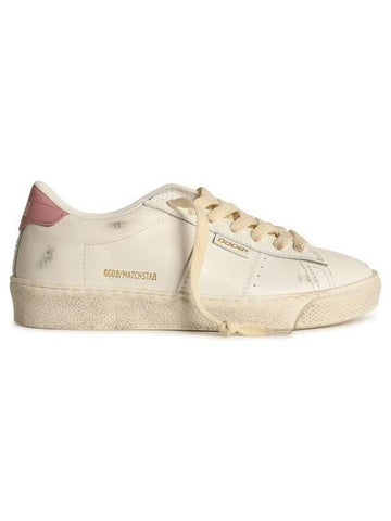 Golden Goose 'Matchstar' White Leather Sneakers - GOLDEN GOOSE - BALAAN 1