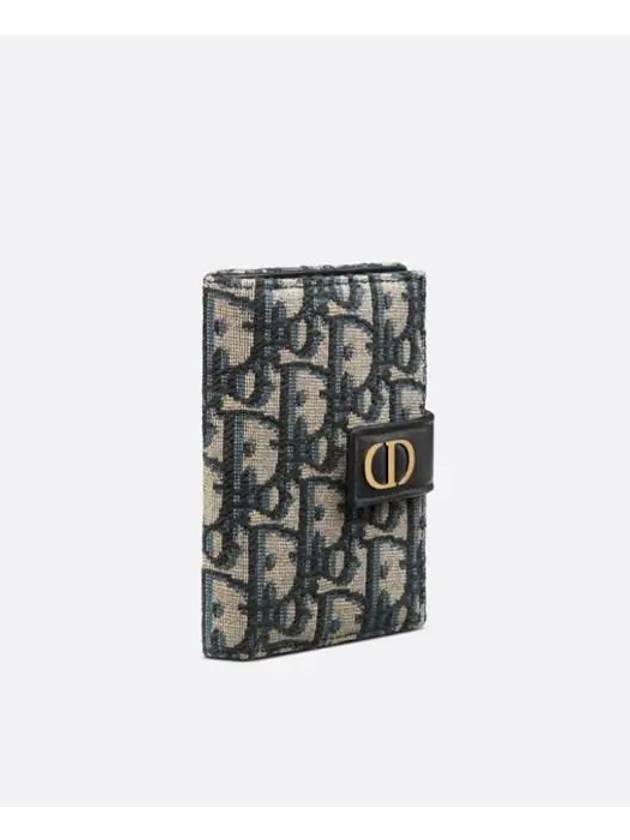 30 Montaine Vertical Card Wallet Oblique S2339UTZQ - DIOR - BALAAN 2