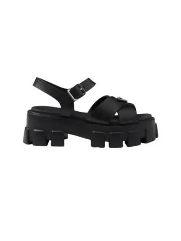 Rubber Fisherman Sandals Black - PRADA - BALAAN 1