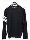 4 Bar Armband Classic Merino Wool Knit Top Navy - THOM BROWNE - BALAAN 3