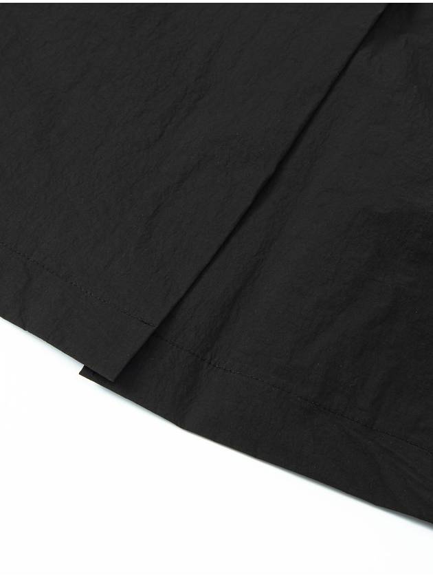 Crinkle banding A line skirt black - CALLAITE - BALAAN 4