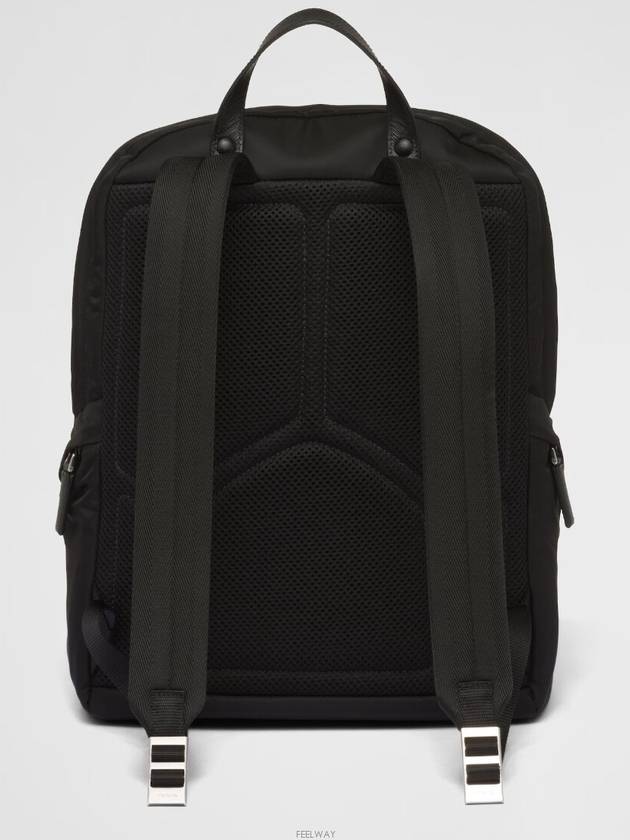 Triangle Logo Re-Nylon Backpack Black - PRADA - BALAAN 5