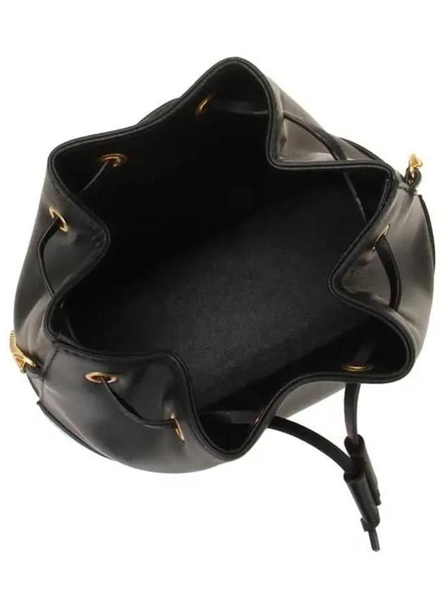 V Logo Chain Bucket Bag Black - VALENTINO - BALAAN 5