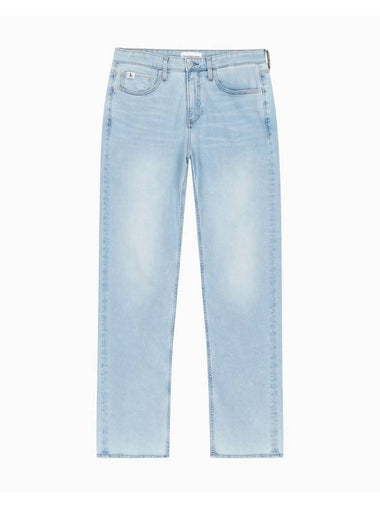 Jeans Eco Cool 90s Straight Fit Denim Jeans Light Blue - CALVIN KLEIN - BALAAN 1