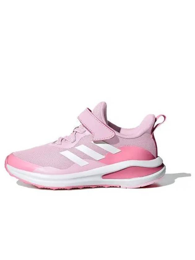 Kids FortaRun Elastic Lace Top Strap Sneakers Pink - ADIDAS - BALAAN 2