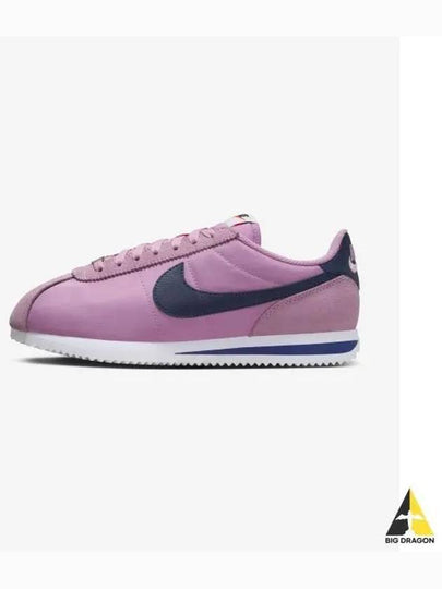 Cortez Textile W Rush Pink Navy Grace DZ2795 602 - NIKE - BALAAN 2