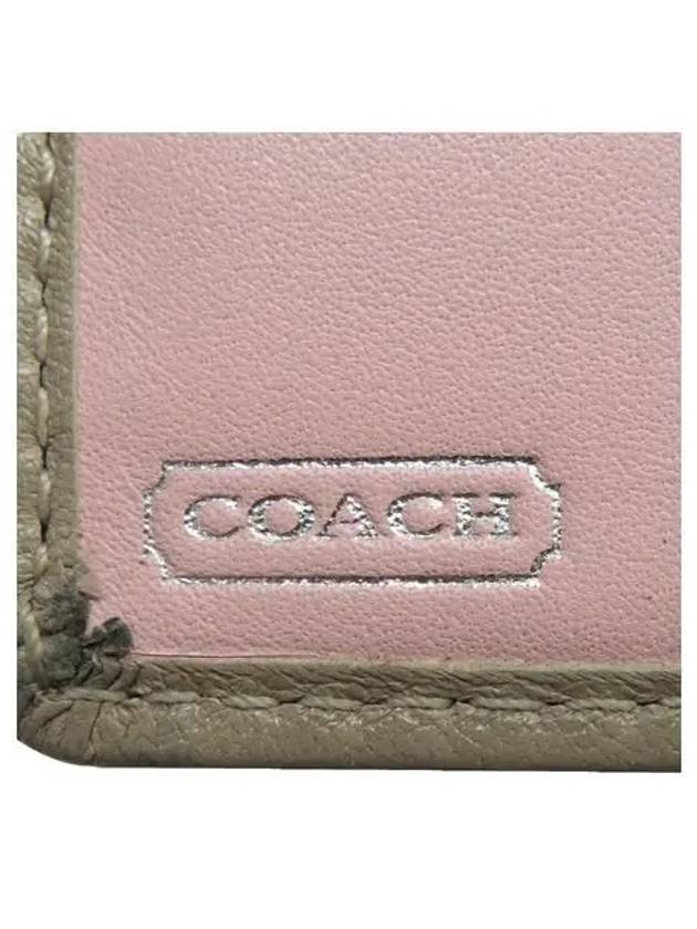 Silver bi fold wallet - COACH - BALAAN 5