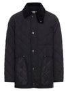 Long Sleeved Quilted Jacket Black - BURBERRY - BALAAN 2