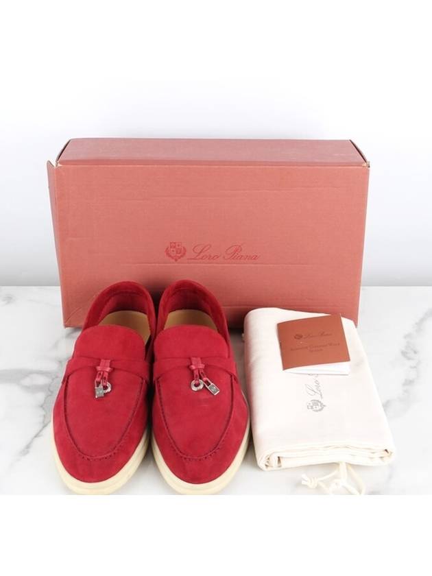 Summer Week Charms Loafer Red 36 5 235 - LORO PIANA - BALAAN 2