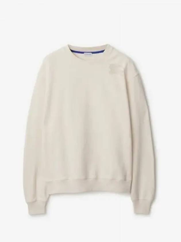 Logo Cotton Crewneck Sweatshirt Soap - BURBERRY - BALAAN 2