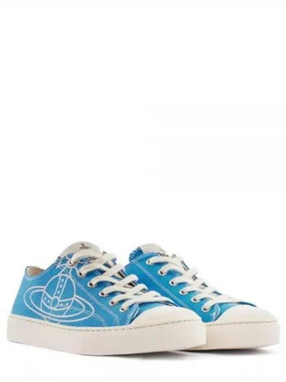 ORB Logo Low Top Sneakers Blue - VIVIENNE WESTWOOD - BALAAN 2