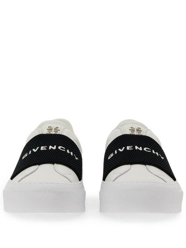 City Banding Logo Low Top Sneakers White - GIVENCHY - BALAAN 5