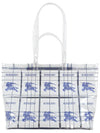 EKD Label Tote Bag White - BURBERRY - BALAAN 3