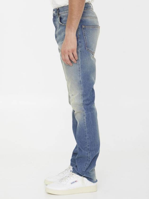 Delave Denim Jeans Blue - GUCCI - BALAAN 4