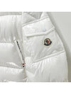 Men s Logo Patch CHIABLESE Down Padded Jacket White 1A00162 5963V 031 - MONCLER - BALAAN 4