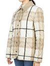 Check Diamond Quilted Jacket Beige - BURBERRY - BALAAN 6