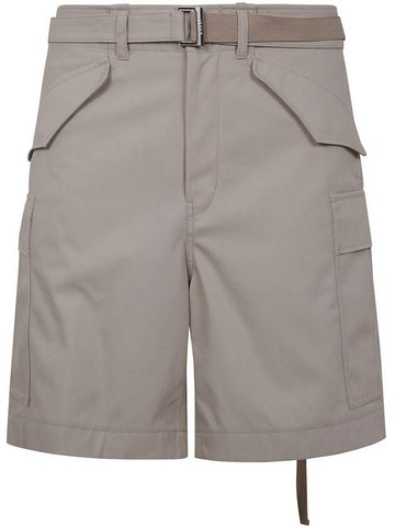 Sacai Cotton Twill Shorts Clothing - SACAI - BALAAN 1