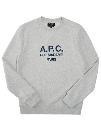 Rufus Embroidery Logo Sweatshirt Grey - A.P.C. - BALAAN 2