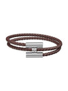 Tournis Tresse Palladium Hardware Bracelet Etain - HERMES - BALAAN 1