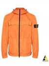 Crinkle Reps Hooded Jacket Orange - STONE ISLAND - BALAAN 2
