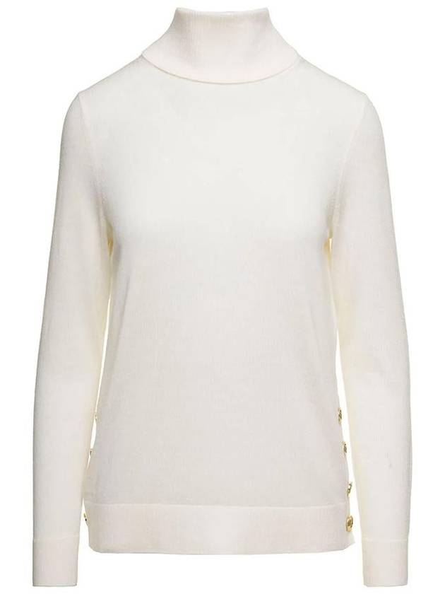 Turtleneck MF360NV4VR110 White - MICHAEL KORS - BALAAN 2