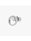 Constella Stud Earrings Silver - SWAROVSKI - BALAAN 4