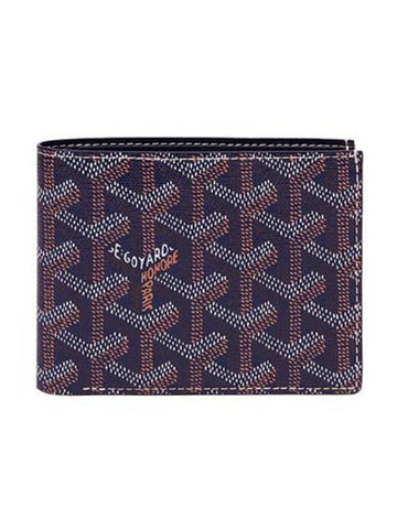 Victoire halfwallet marine blue - GOYARD - BALAAN.