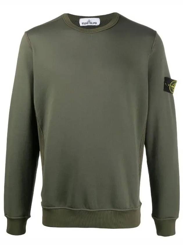 Wappen Patch Sweatshirt Dark Green - STONE ISLAND - BALAAN 3