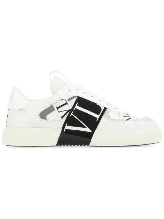 Logo Band Low Top Sneakers White - VALENTINO - BALAAN 1