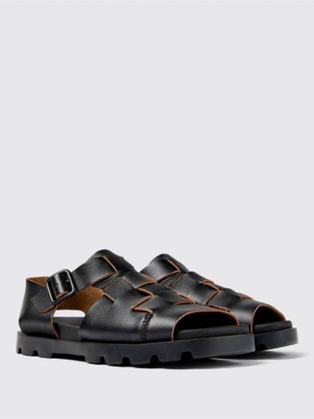 Brutus Leather Sandals Black - CAMPER - BALAAN 3