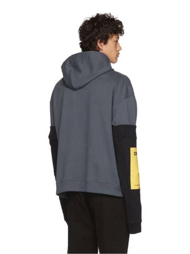 Detachable logo sleeve hood sweatshirt 182188 - RAF SIMONS - BALAAN 8