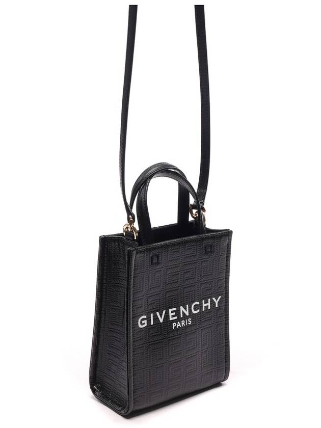 4G Canvas Vertical Mini G Tote Bag Black - GIVENCHY - BALAAN 4