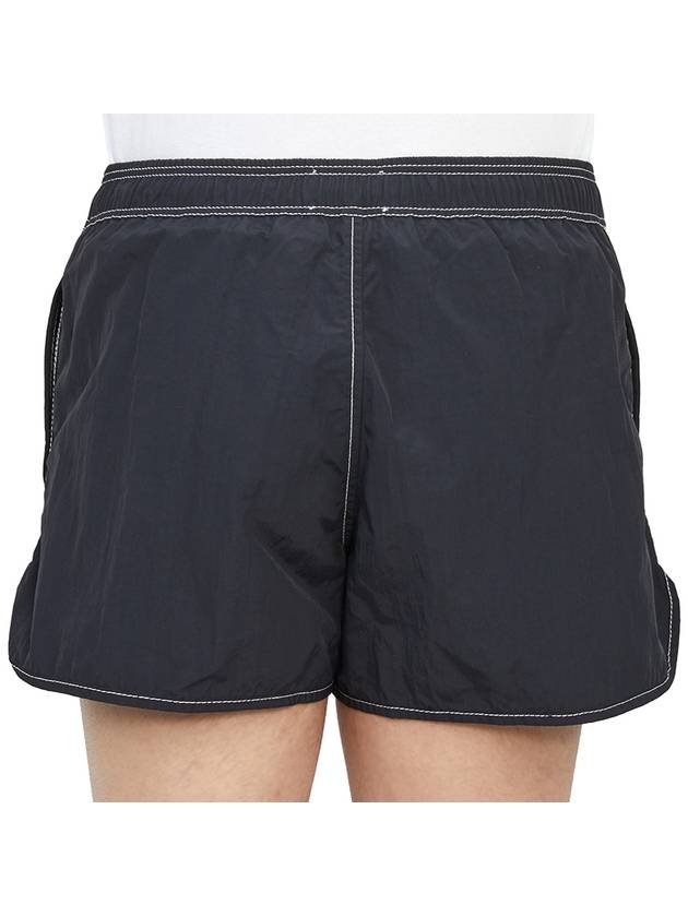 Vincent Logo Swim Shorts Black - ISABEL MARANT - BALAAN.