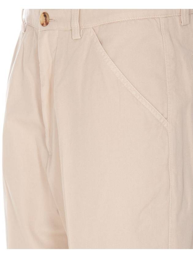 Twill Gabardine Trousers With Garment - BRUNELLO CUCINELLI - BALAAN 3