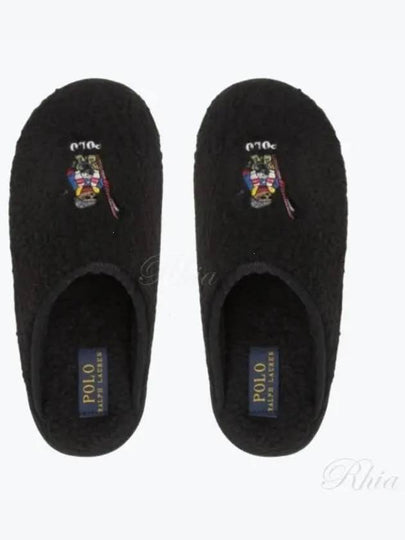 Kayleigh Scuff Bear Mule Black - POLO RALPH LAUREN - BALAAN 2