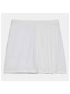 Women's Side Pleat Luxe 4-Way Stretch Twill Skirt White - G/FORE - BALAAN 2