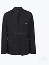 Re-Nylon Single Jacket Black - PRADA - BALAAN 2